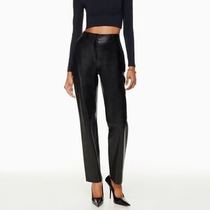 Aritzia Babaton Command Vegan Leather Pants
